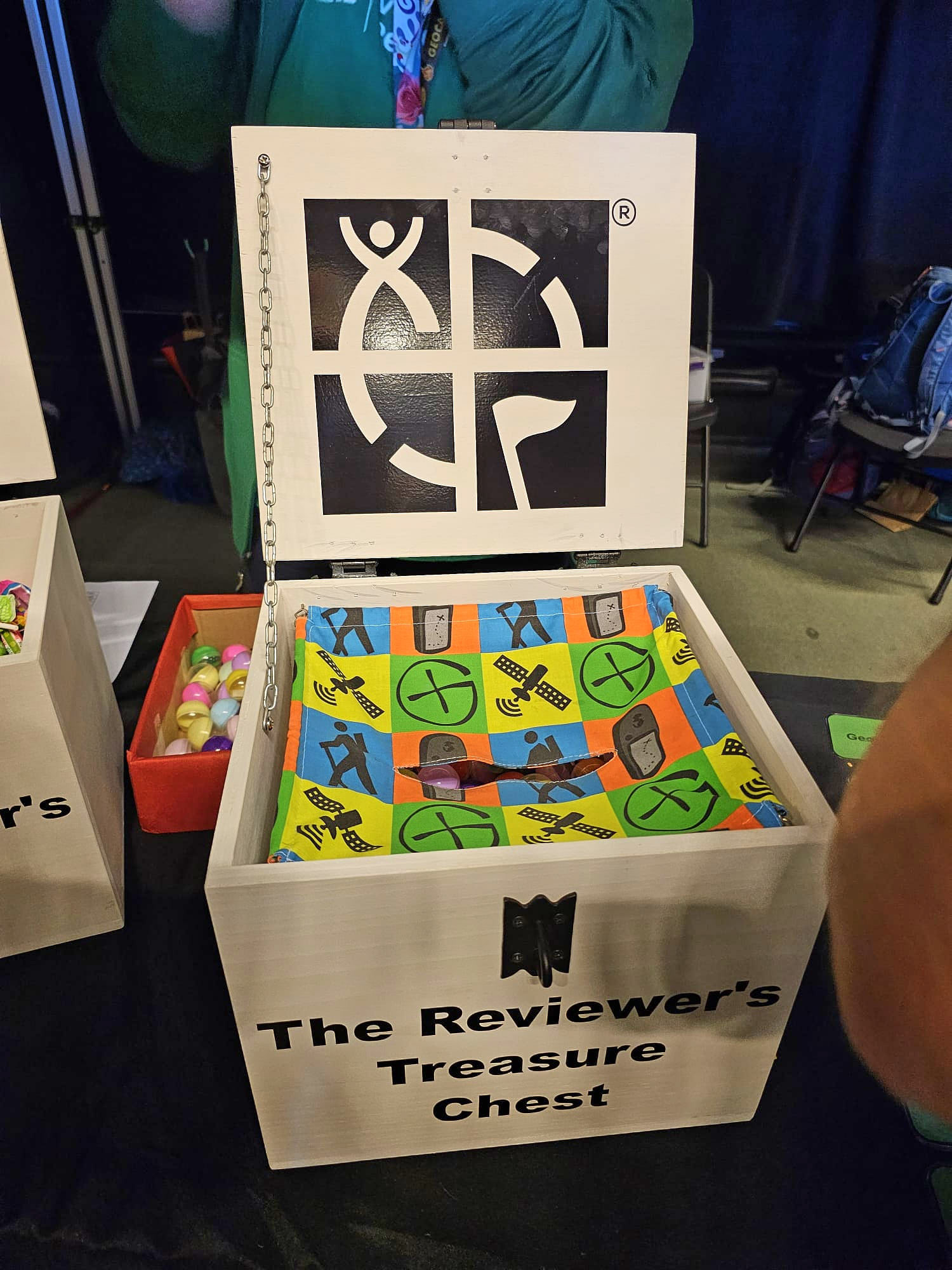 Auch am Resviewer-Stand konnte man etwas gewinnen.