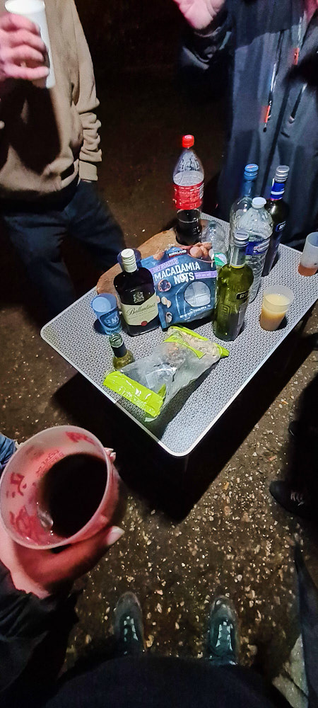Den Abend gemütlich ausklingen lassen.