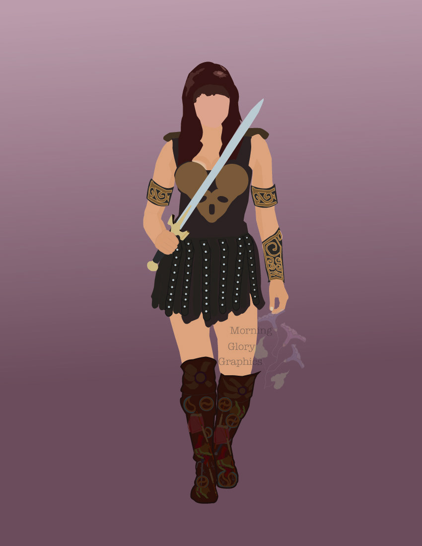 Warrior Princess Abstract