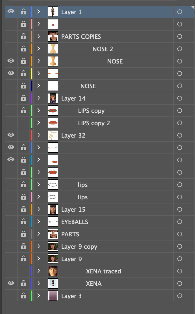 Layers from one of the versions. Please don't ask me which one.