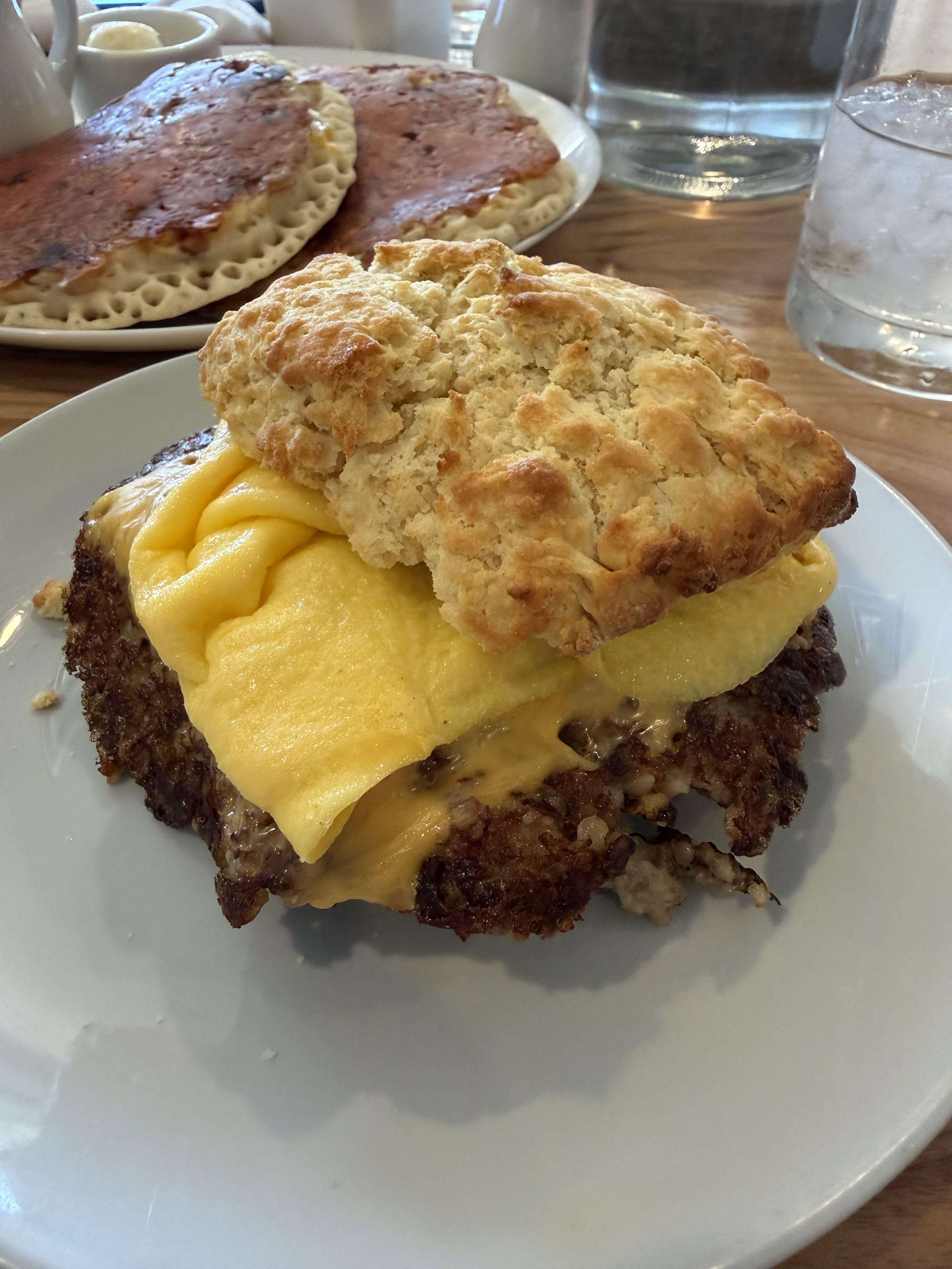 Goetta Egg and Cheese
