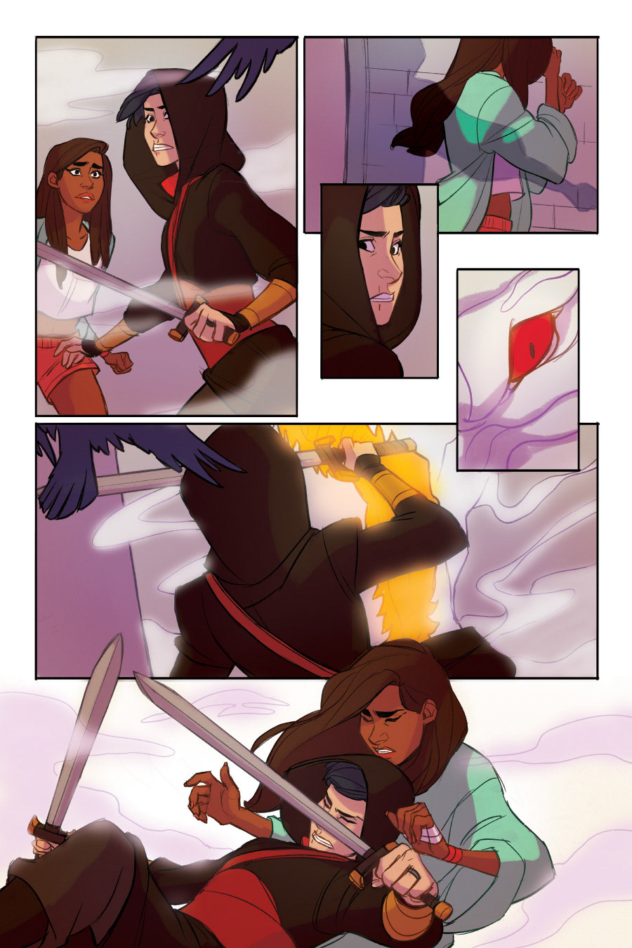 Circadia #2 - Pencils, Inks, Colors (written by Jenn Dugan)