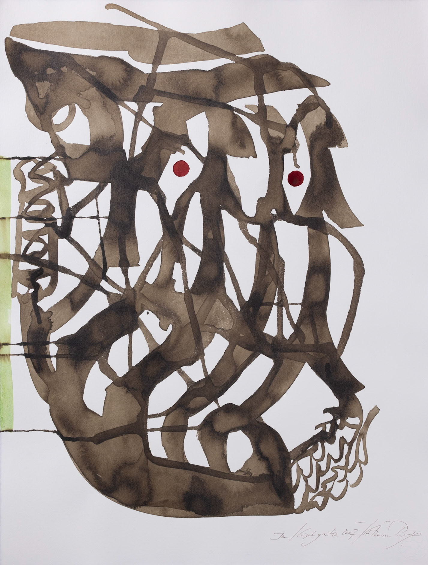 Aquarell auf Büttenpapier, 2007, 67x51cm