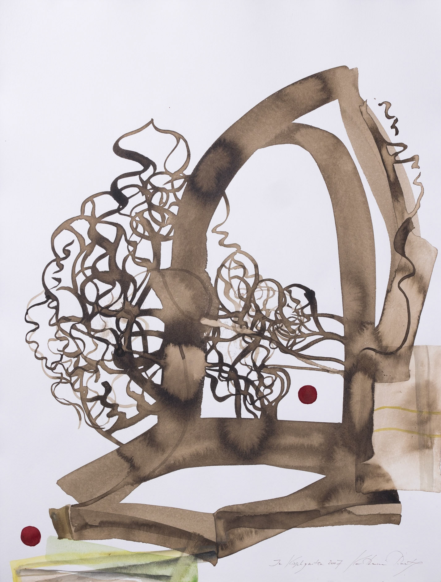 Aquarell auf Büttenpapier, 2007, 67x51cm