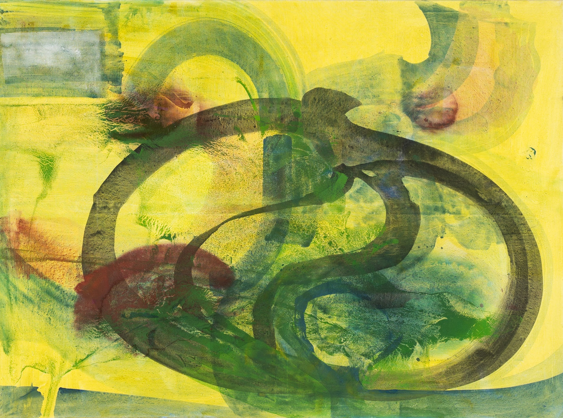 die Spur - kalligraphisch, 2022, 140x190cm