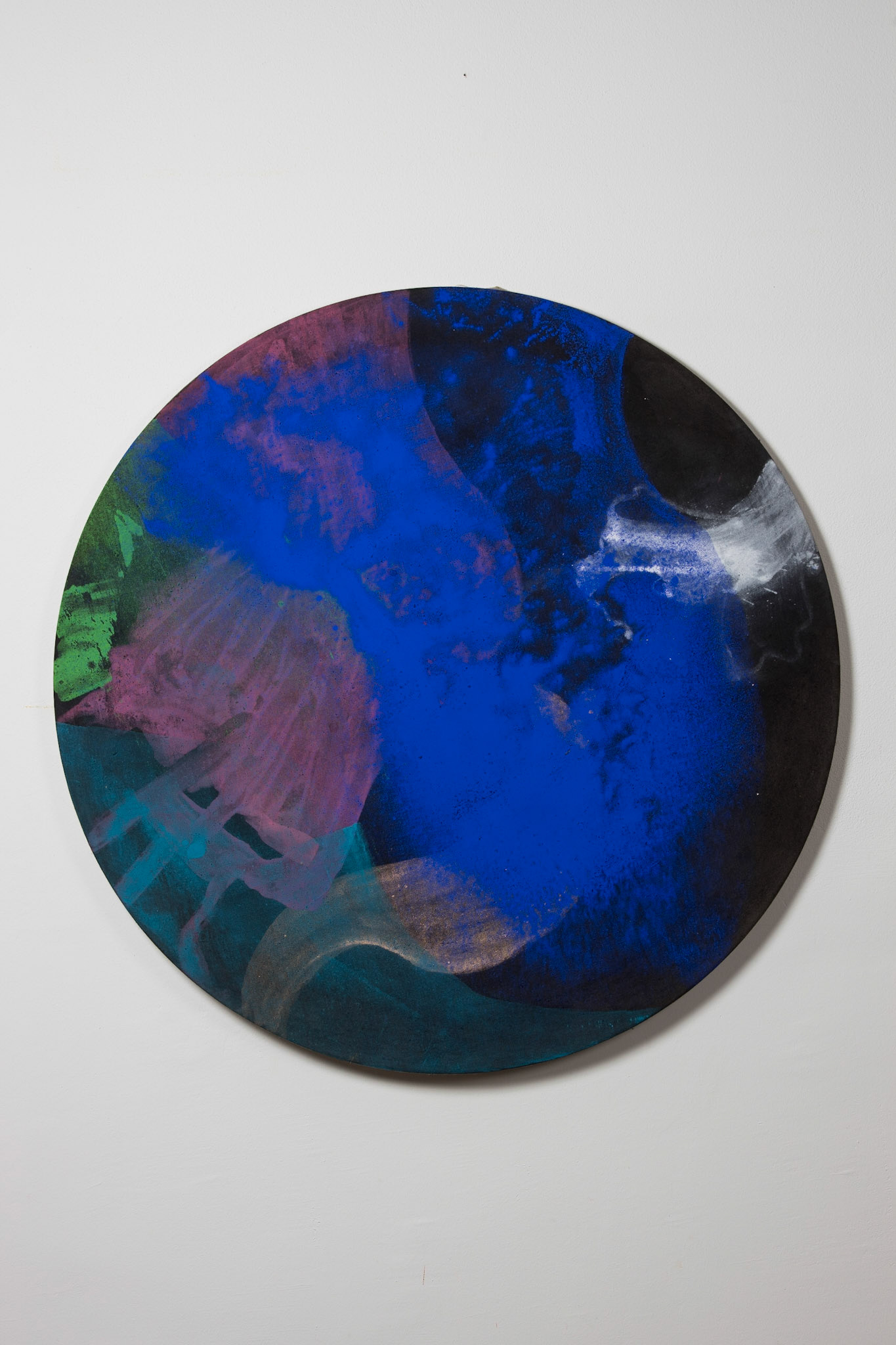 Atmosphäre 1, blaue Stunde, Tokyo 2019, D120cm