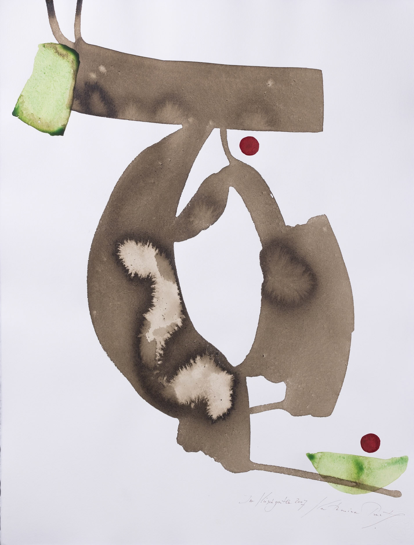 Aquarell auf Büttenpapier, 2007, 67x51cm