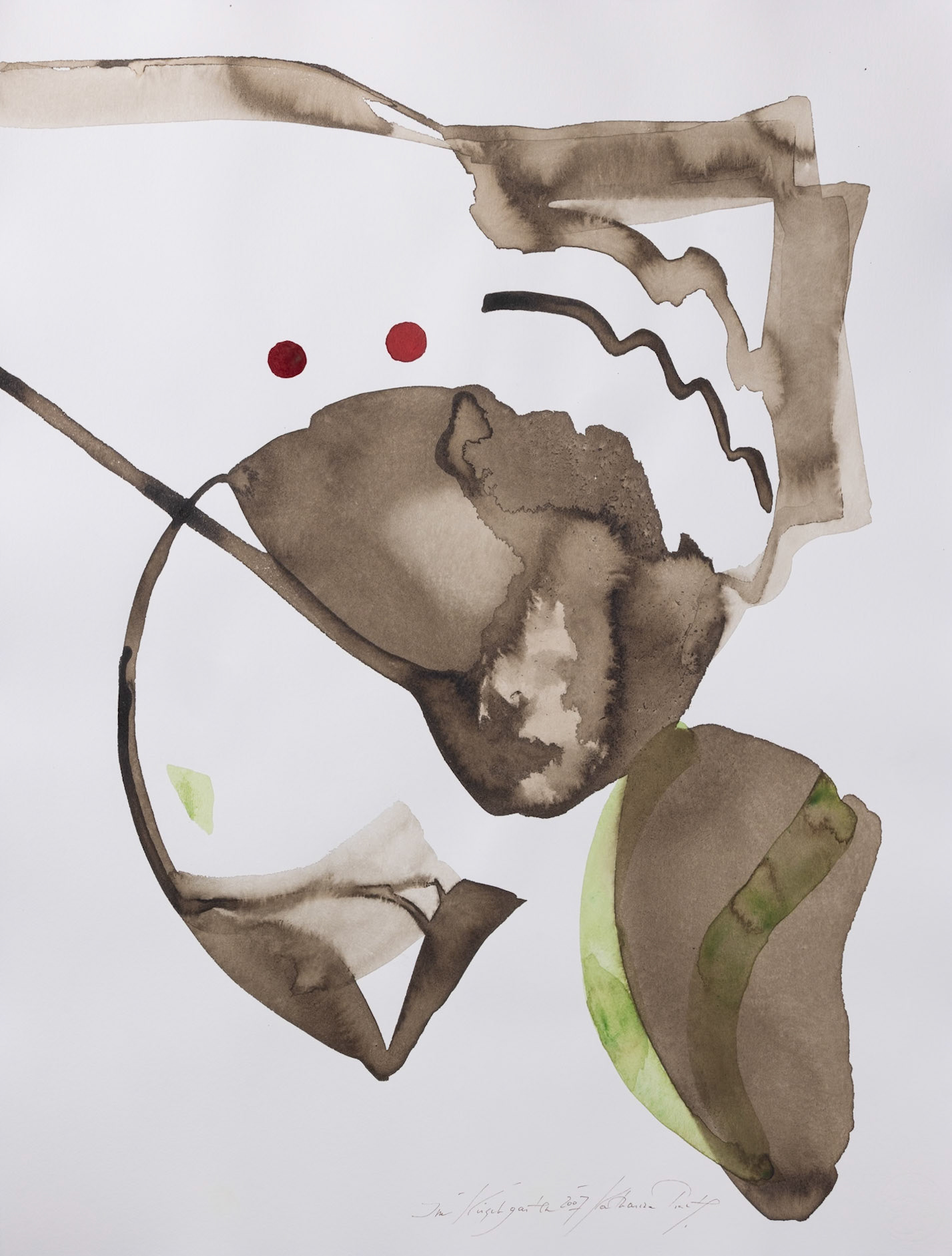 Aquarell auf Büttenpapier, 2007, 67x51cm