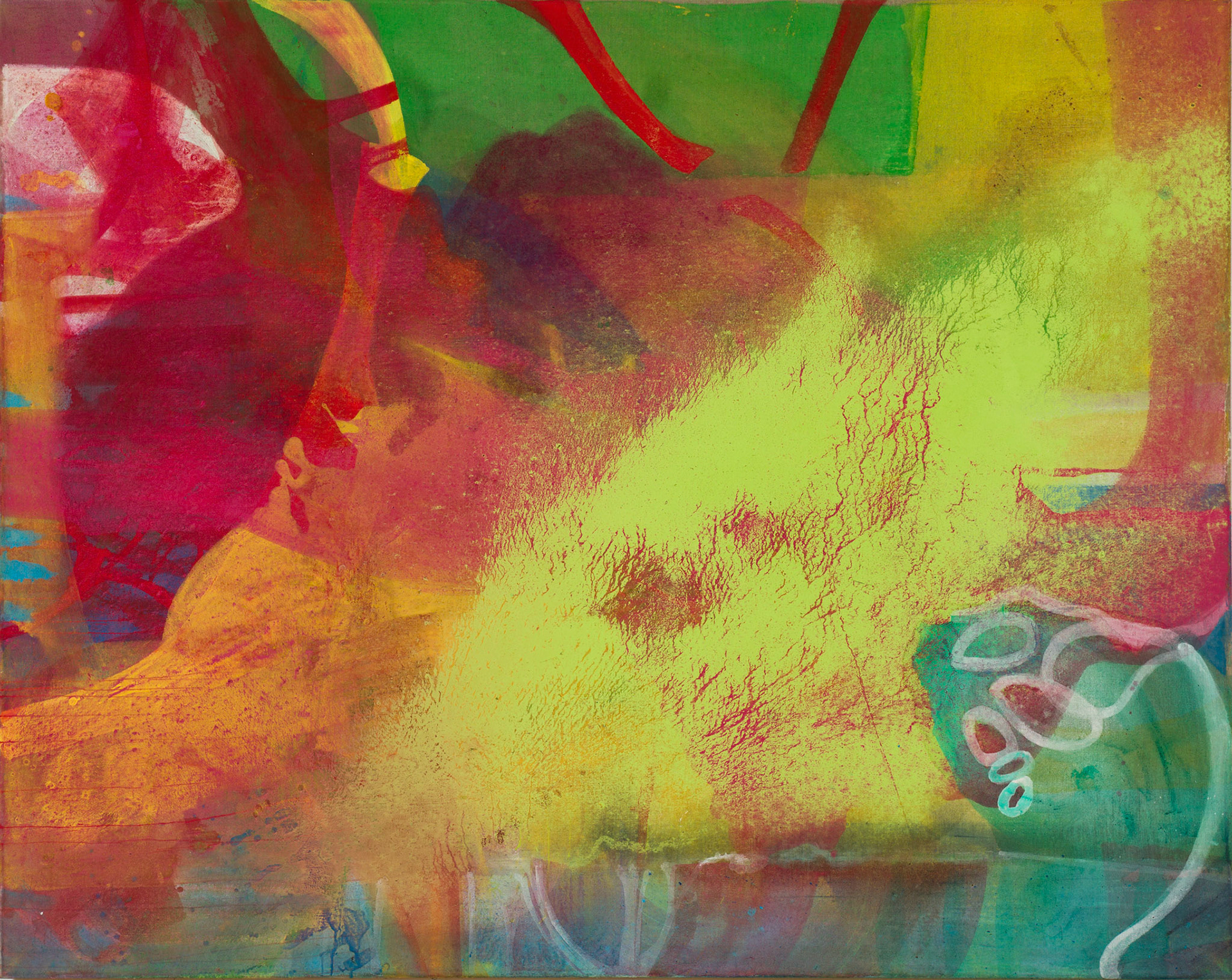 in Farbe baden - eintauchen, 2021, 140x175cm