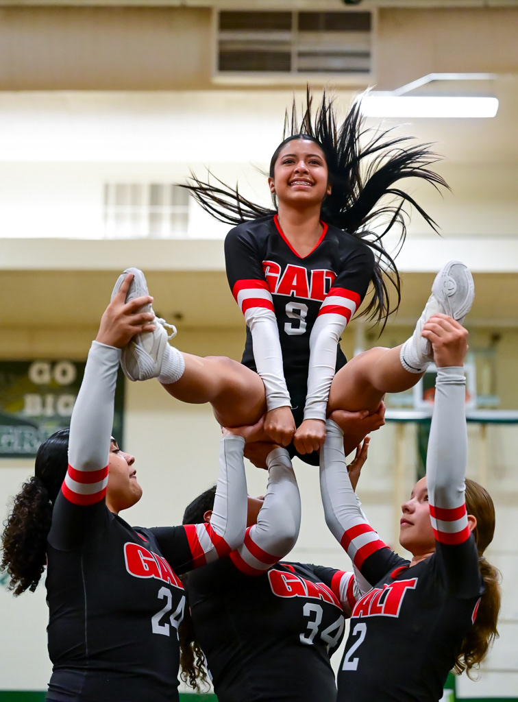 Stunt game at Argonaut High School, Amador County, California