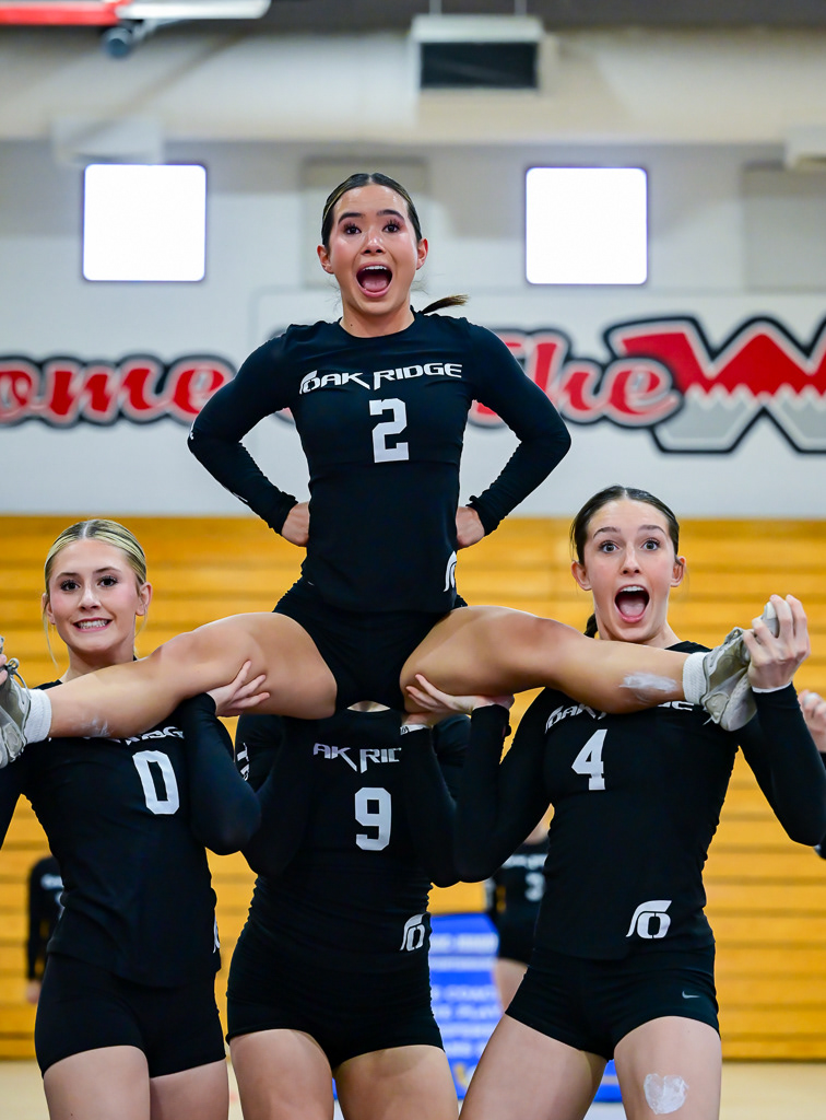 Stunt game at the CIF Sac-Joaquin Section Playoffs in Galt, California