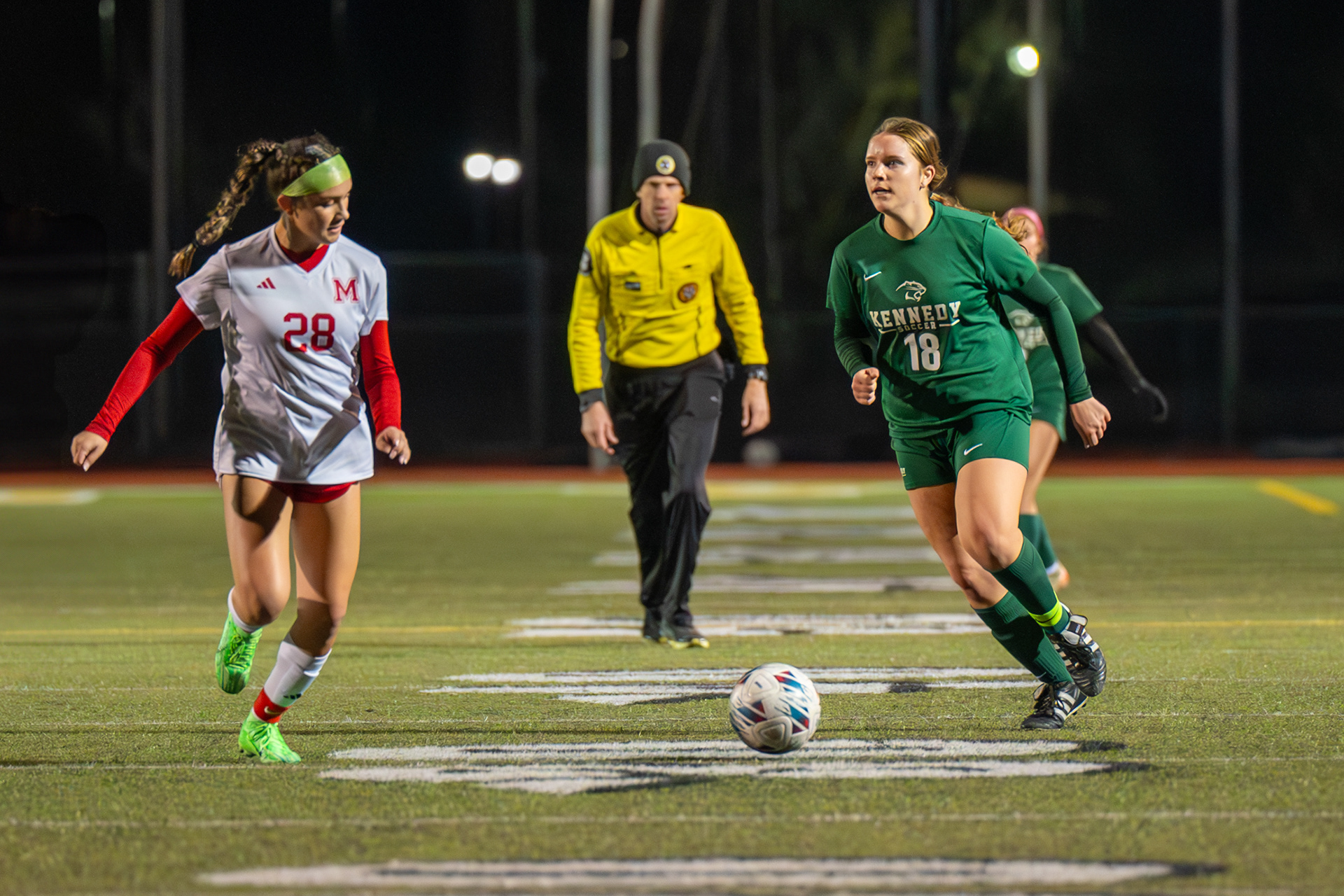 McClatchy versus Kennedy girls soccer. Photo by Duv Cardenas in Sacramento, CA