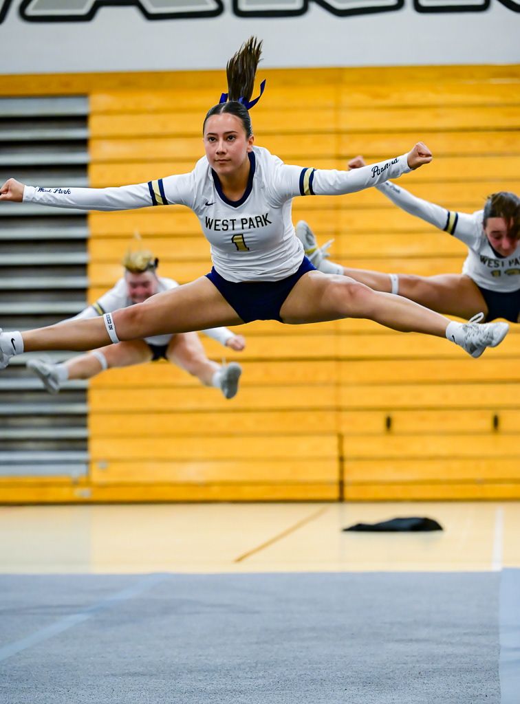 Stunt game at the CIF Sac-Joaquin Section Playoffs in Galt, California