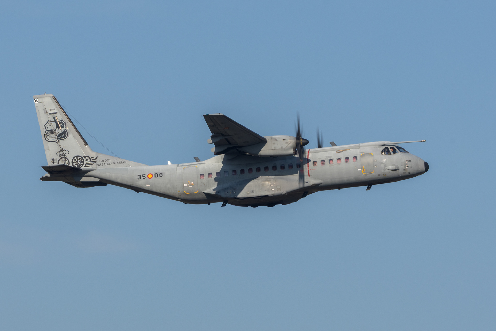 Deze CN235 van de Spaanse luchtmacht was in 2024 deelnemer aan de oefening Falcon Leap.