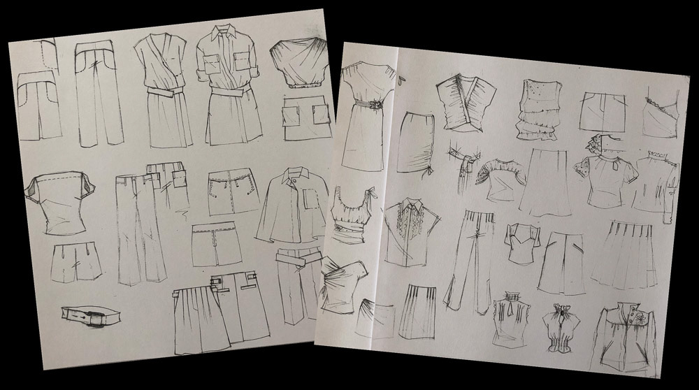 Flats - Freehand Sketches