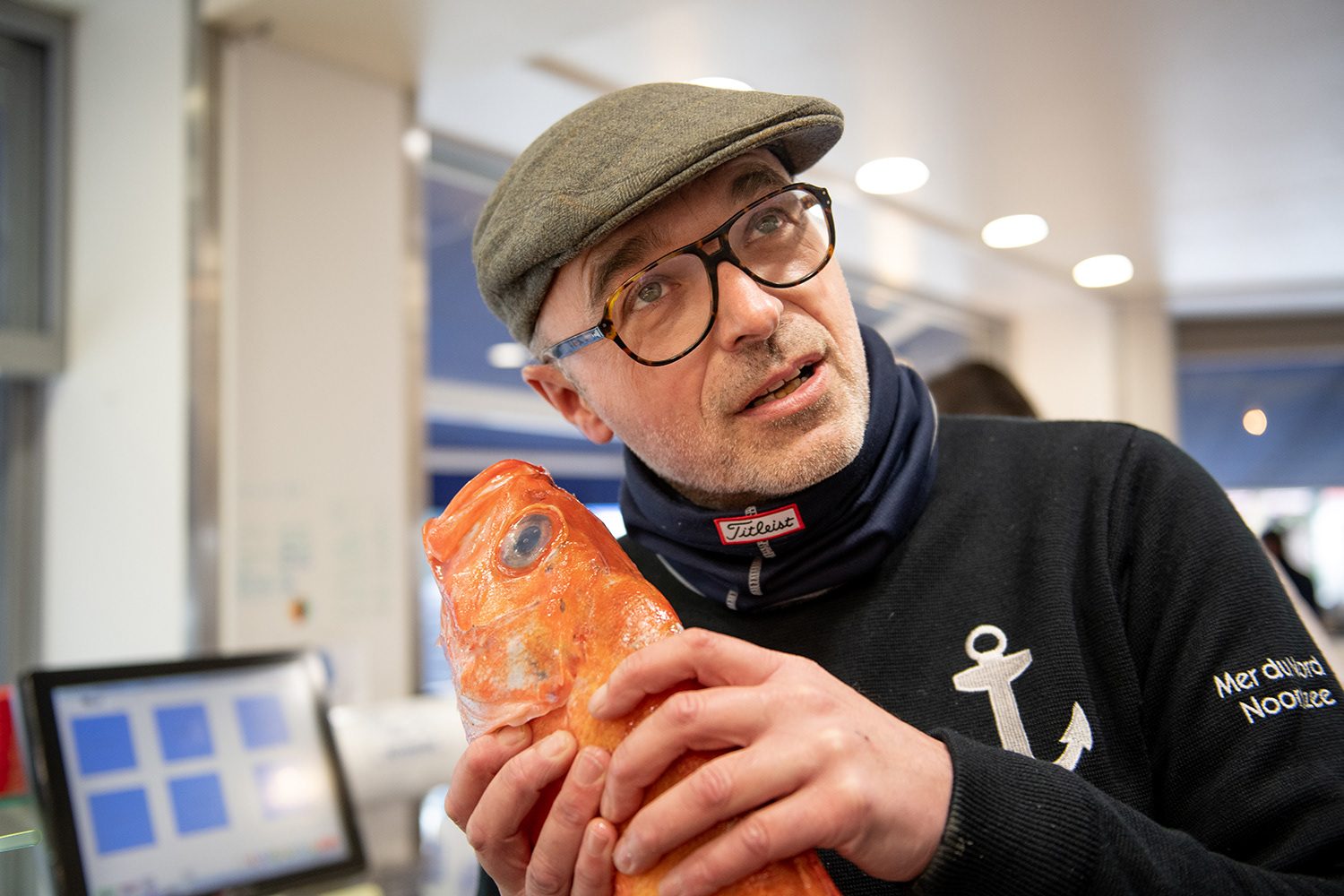Wouter Vermeulen, eigenaar van De Noordzee, sinds 1994 visverkoper in Brussel