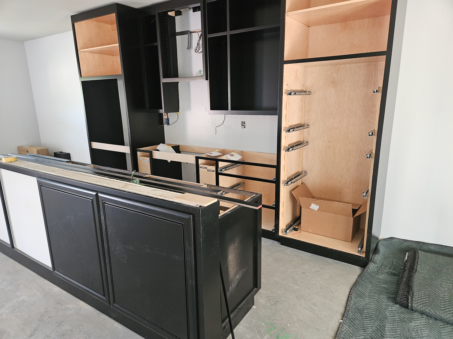 Kitchen going in