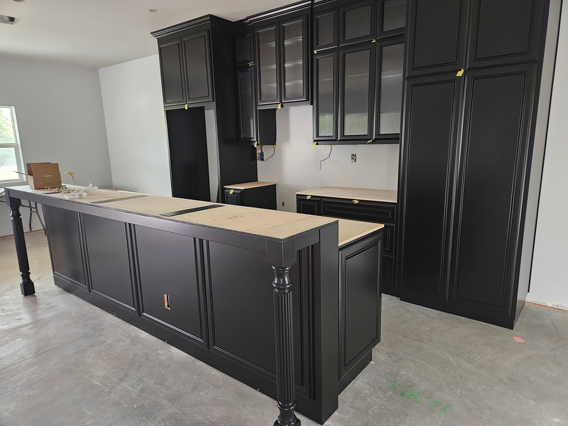 Kitchen in waiting for counter tops