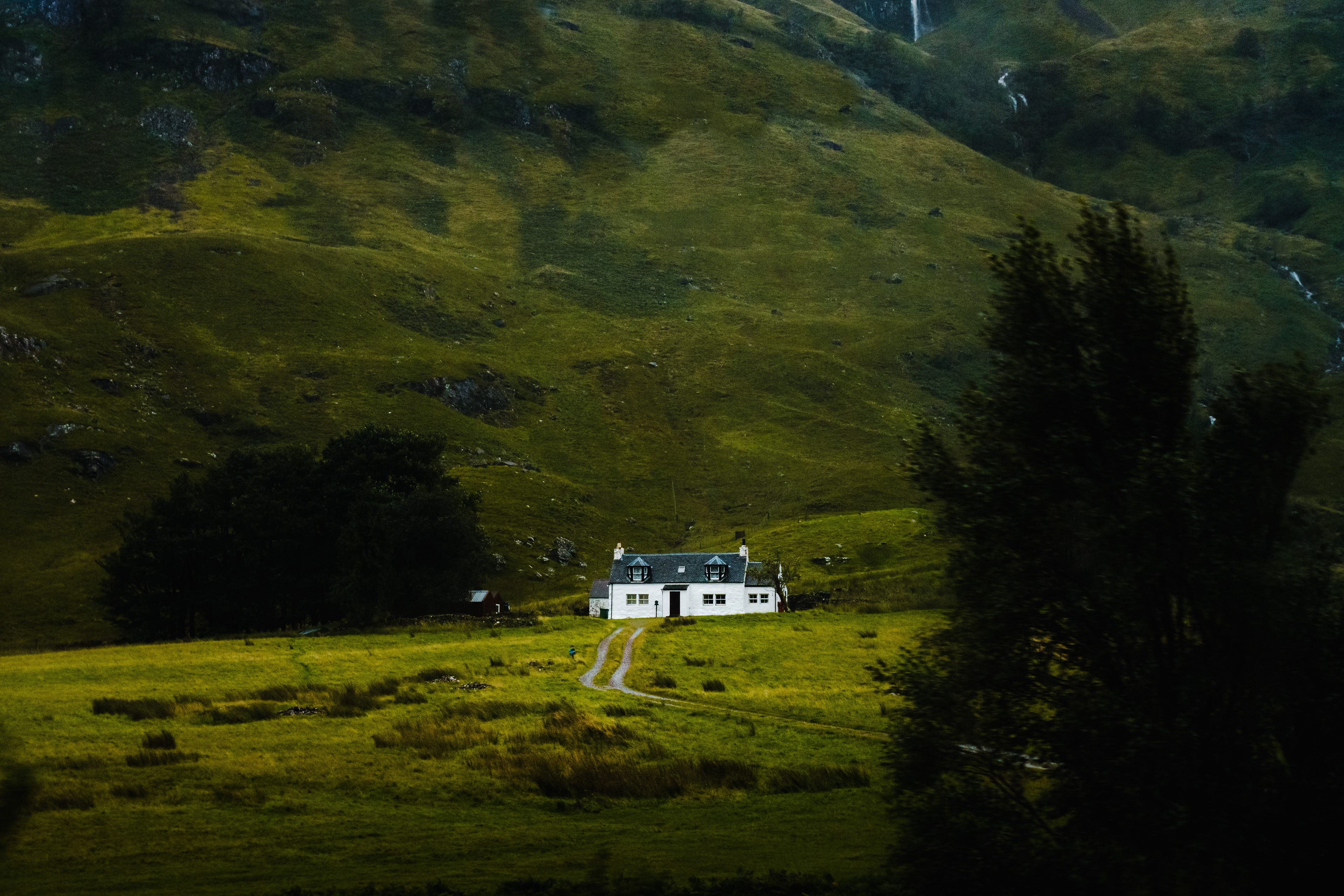 Casa famosa del valle de Glen Coe