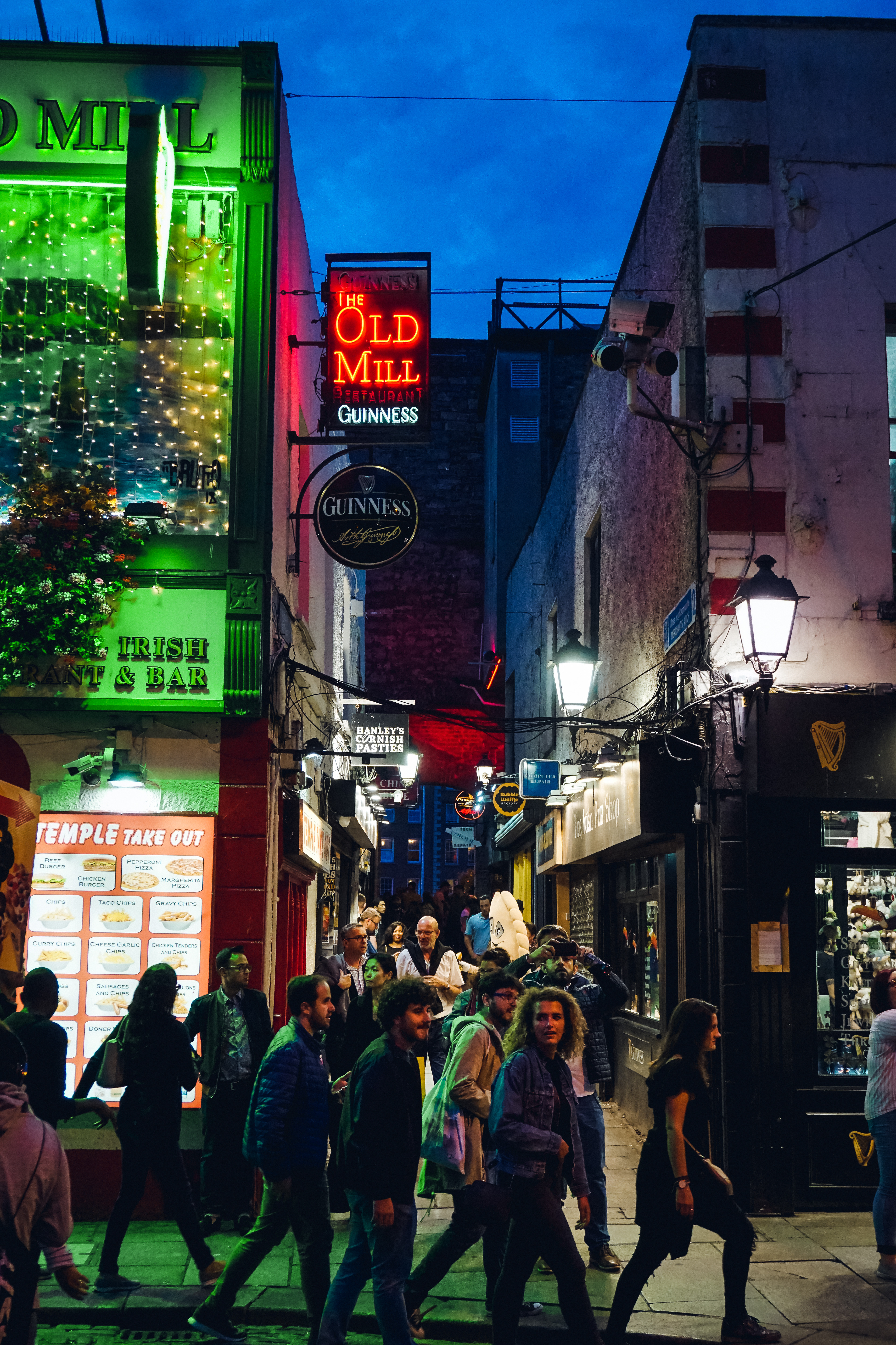 The Temple Bar street