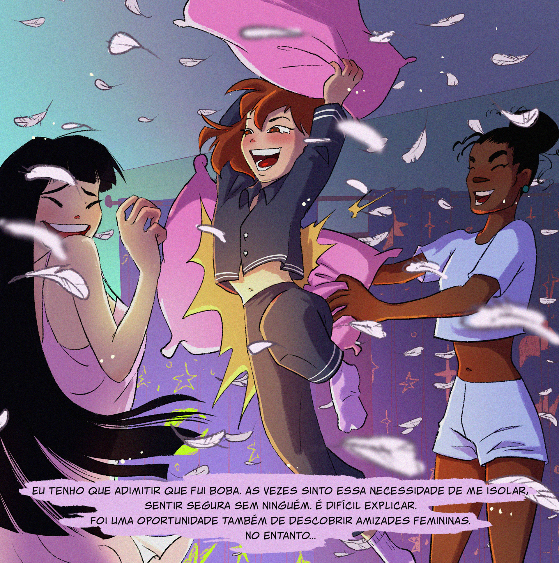 Comic page of the 4th season of my independent comic.