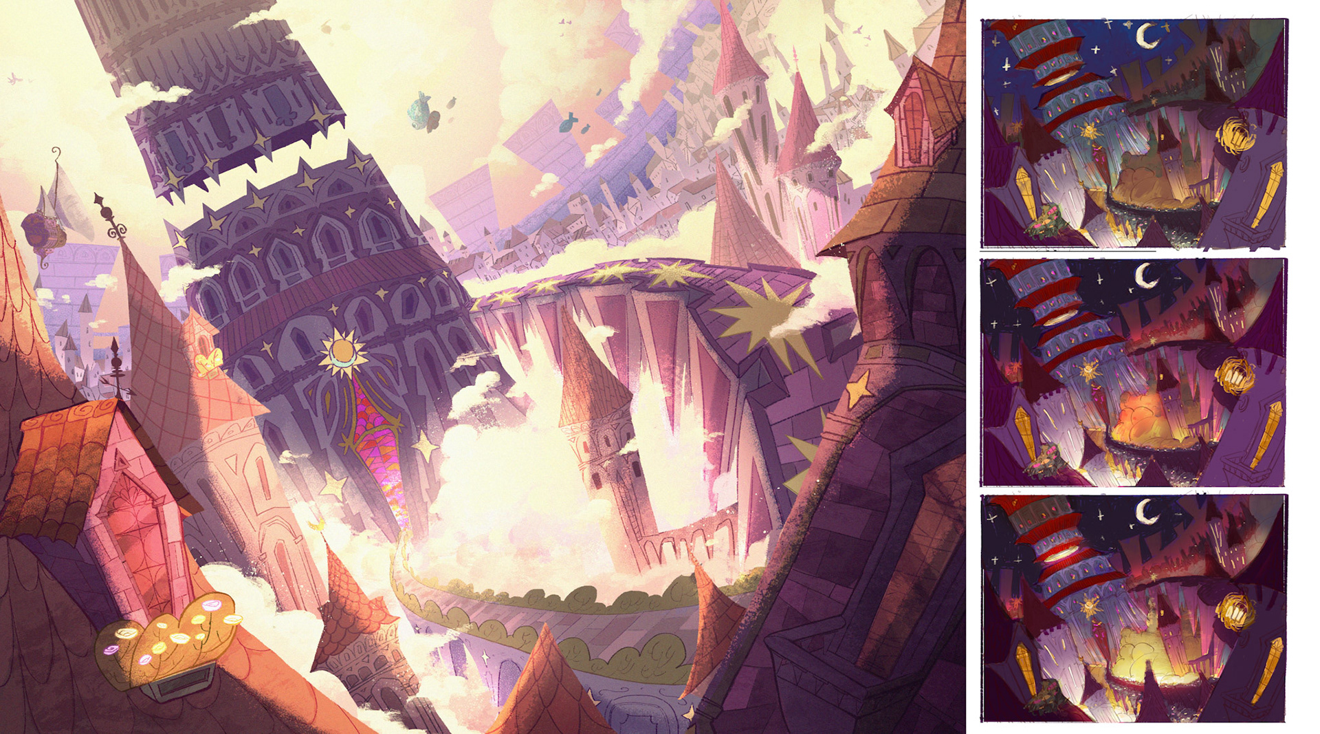Beggar Prince: Royal Castle (exterior) - Colour keys
