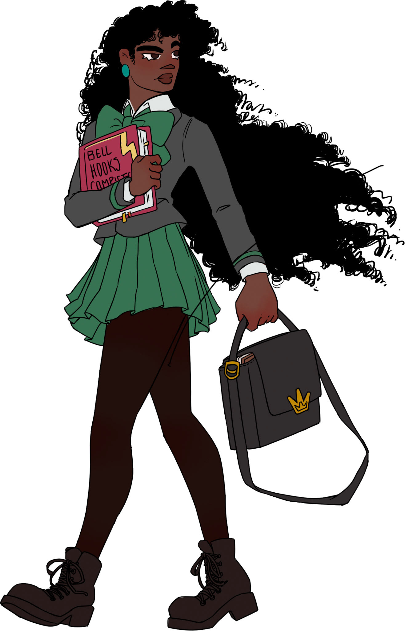 Redesign of the support character of my independent comic.