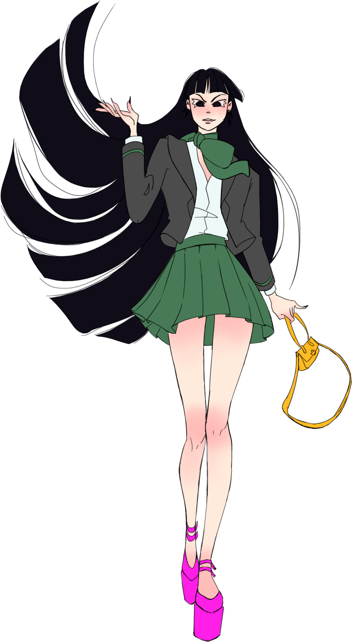Redesign of the support character of my independent comic.