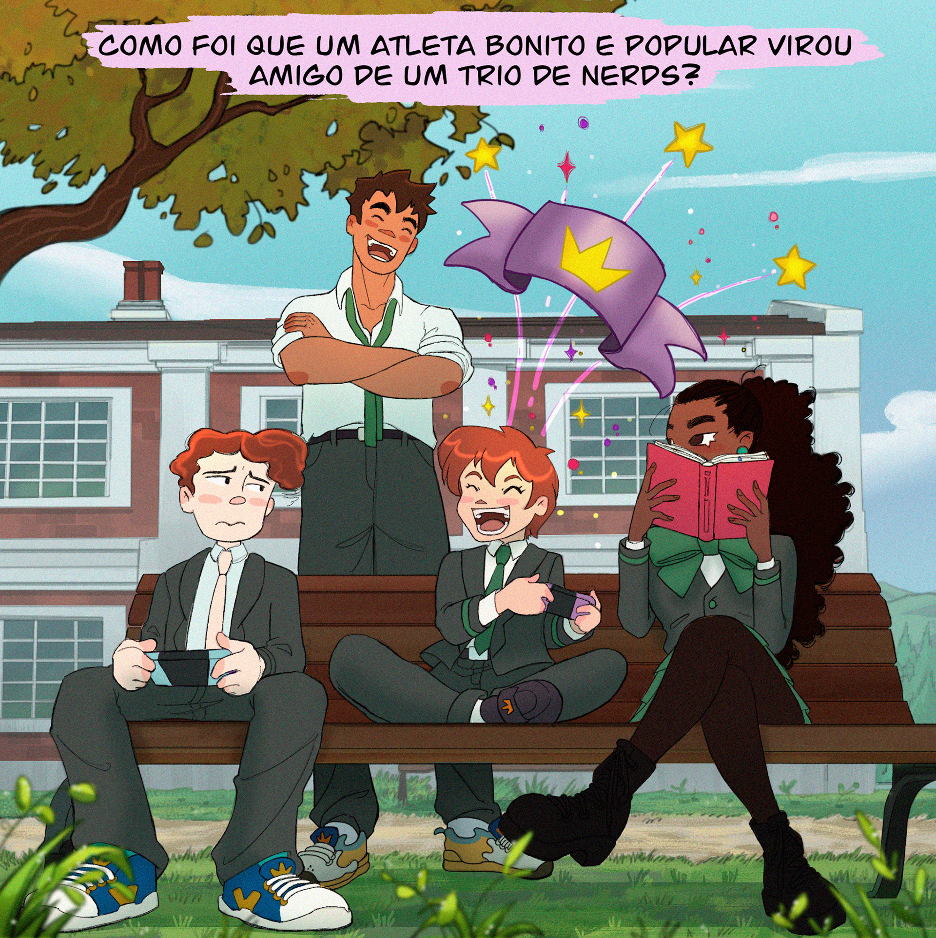 Comic page of the 4th season of my independent comic.