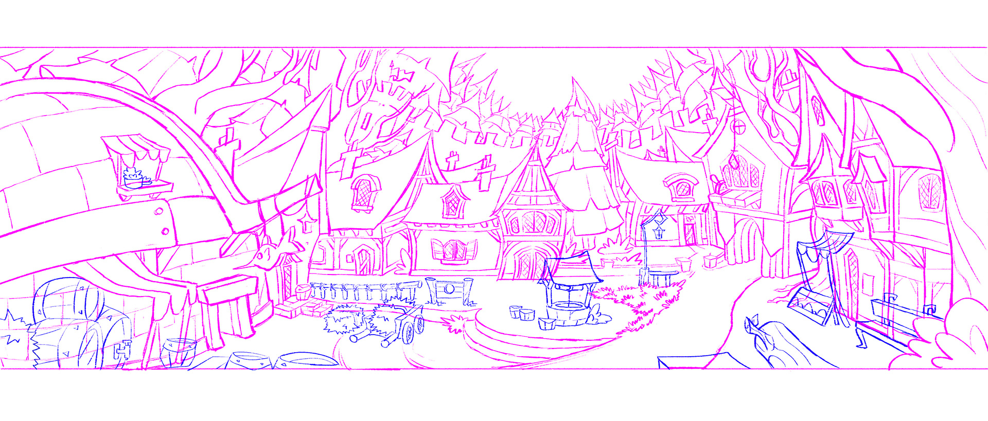 Sketch for town