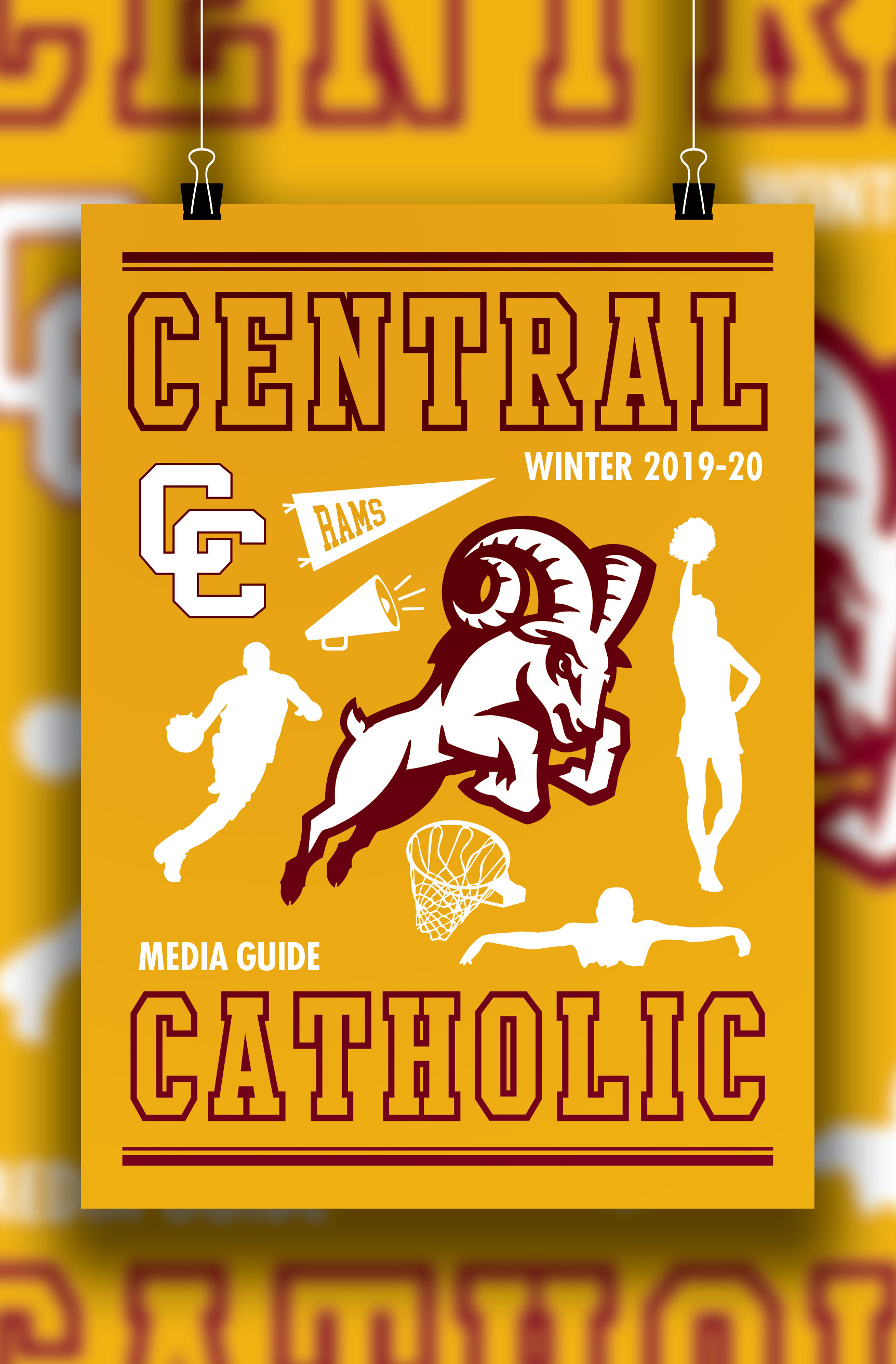 Menna Mourad Design Portfolio Central Catholic High School Media Guide