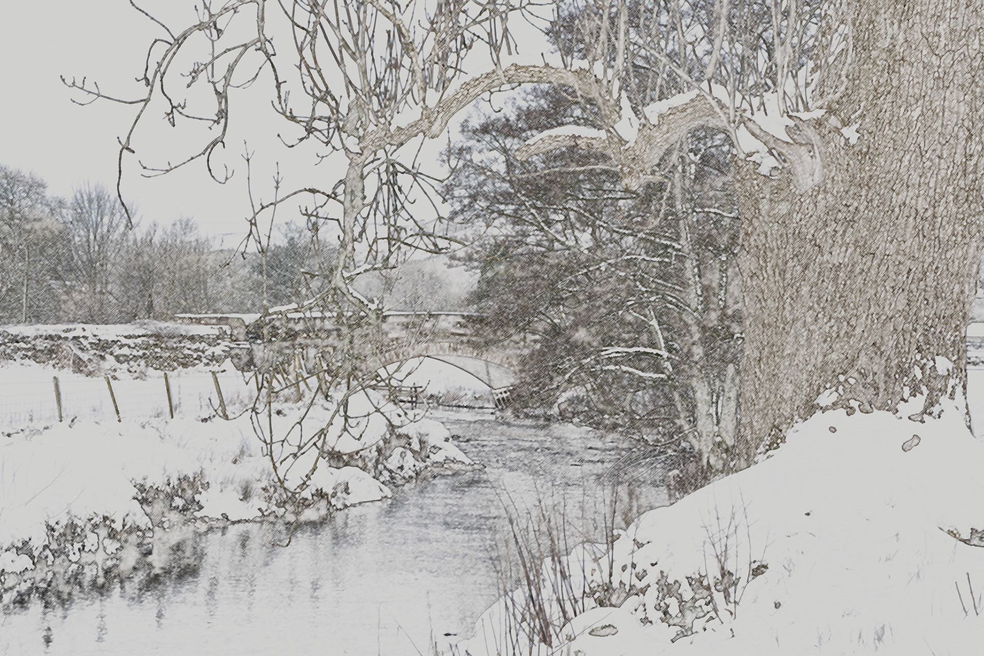 Waukmill Bridge, Moniaive - Keith Shaw Buckley