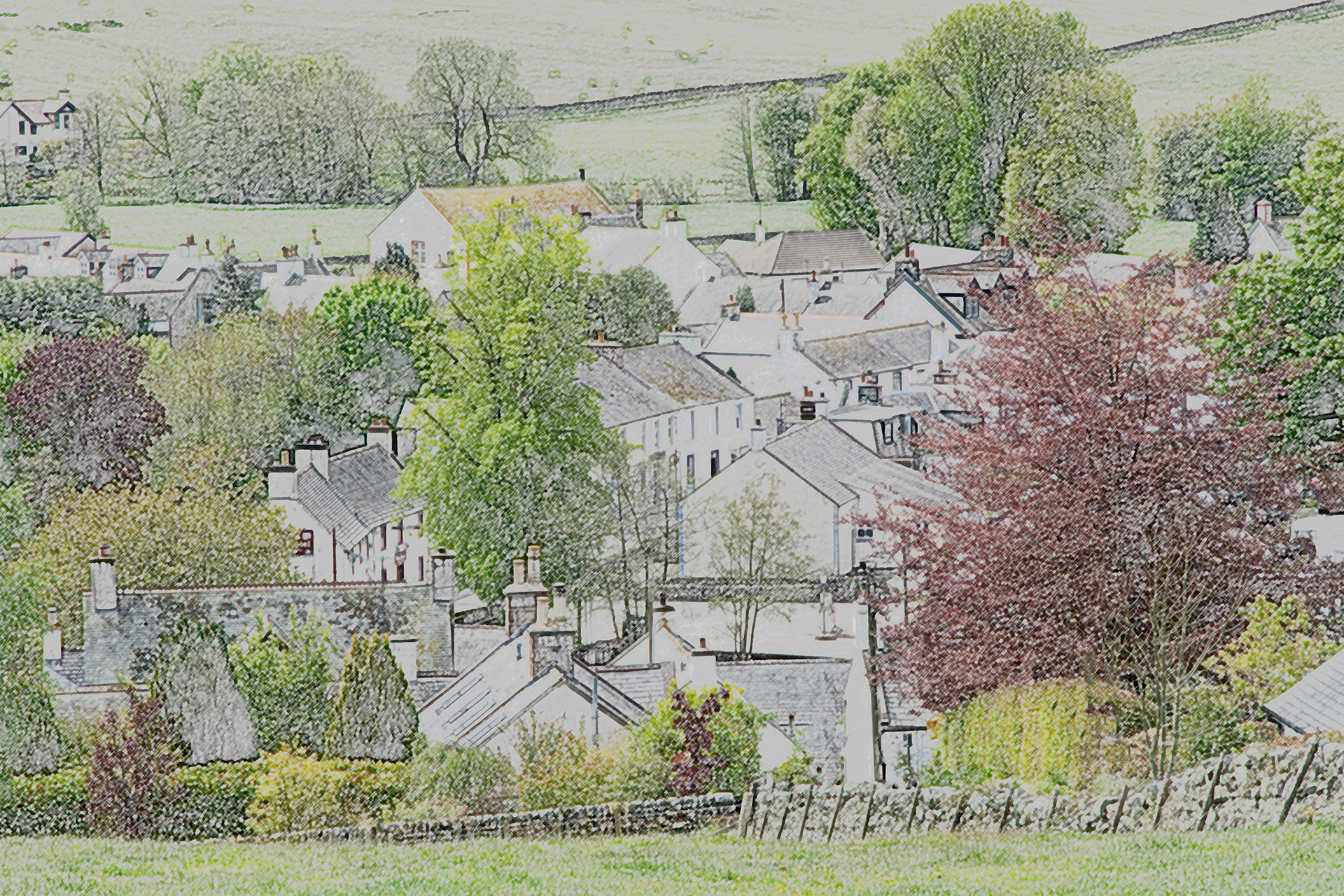 Moniaive View - Keith Shaw Buckley