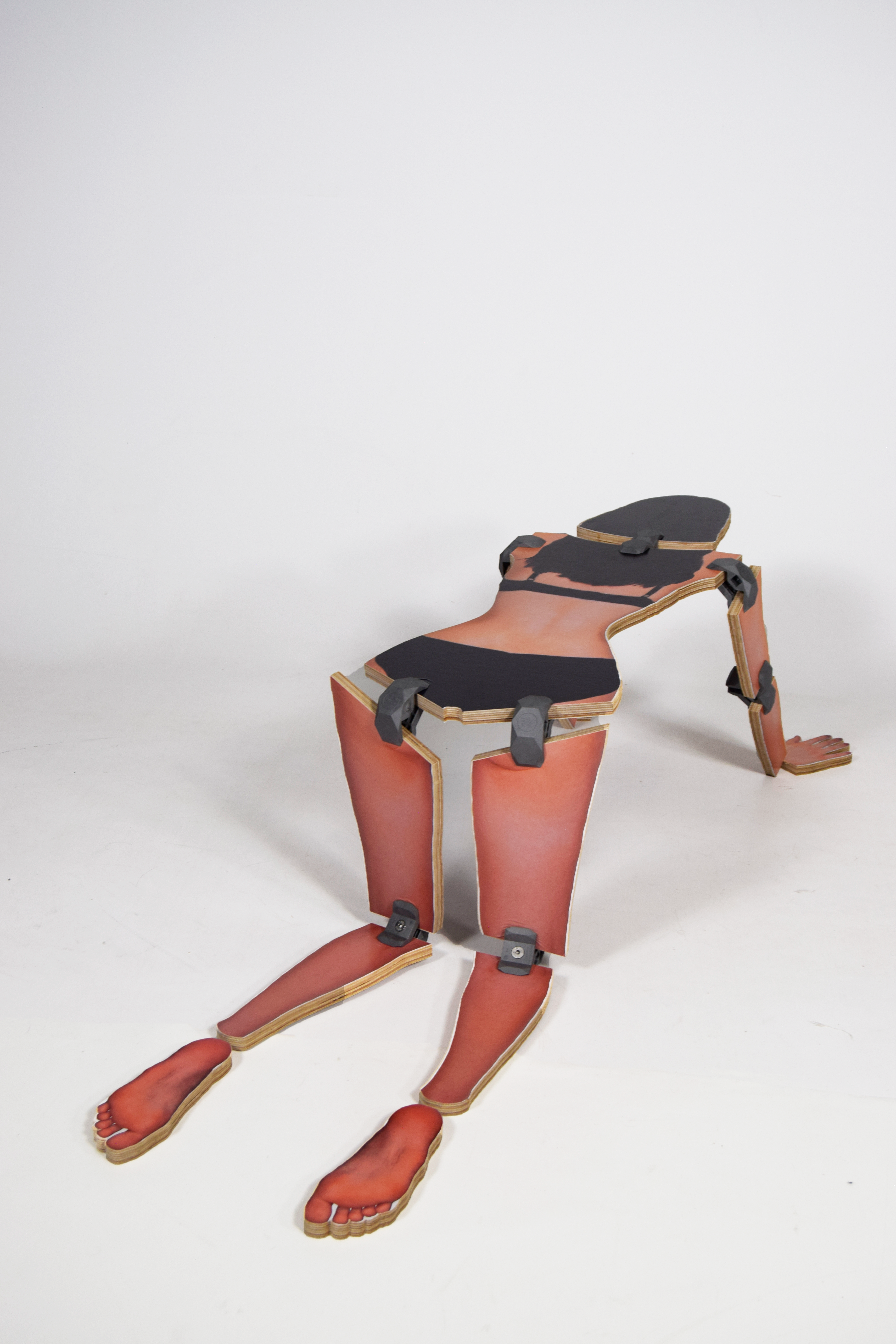 'Herniture' posed as a coffee table
