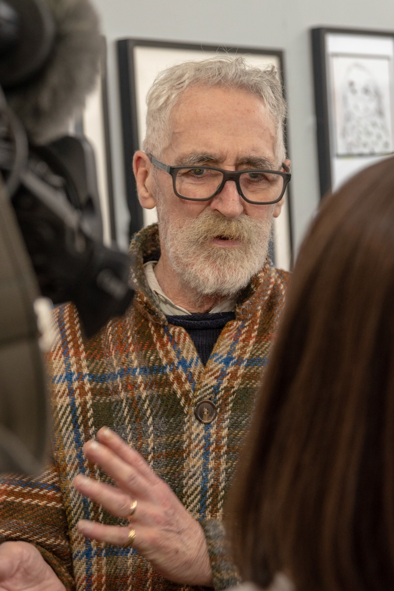 John Byrne interviewed for Scottish Televisiion during NDC Awards 2019