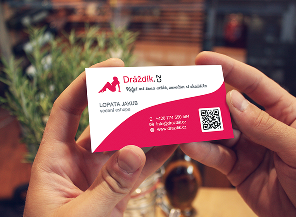 vizitka pro sexshop Dráždík