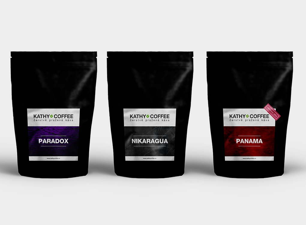 etikety na kávu KATHY COFFEE