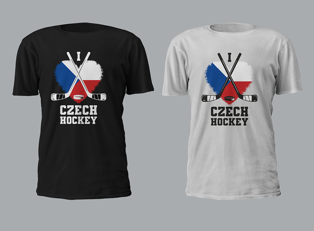 Trička s hokejovou tématikou