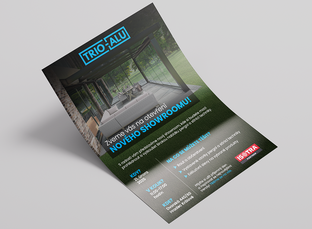 letáček do e-mailu pro TRIO-ALU