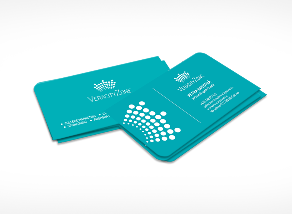 Vizitky pro Veracity Zone