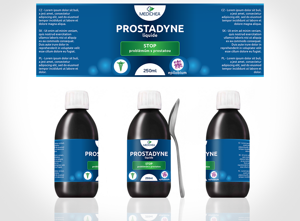 návrh designu na lék PROSTADYNE