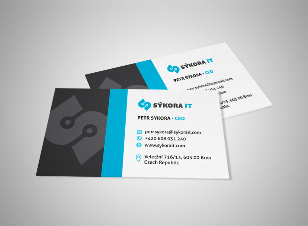 vizitky pro Sýkora IT
