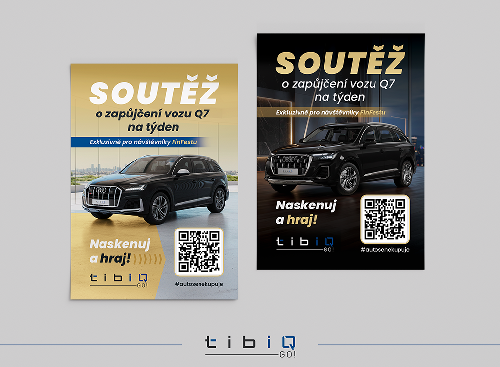 letáček na akci FinFest pro tibiQ GO