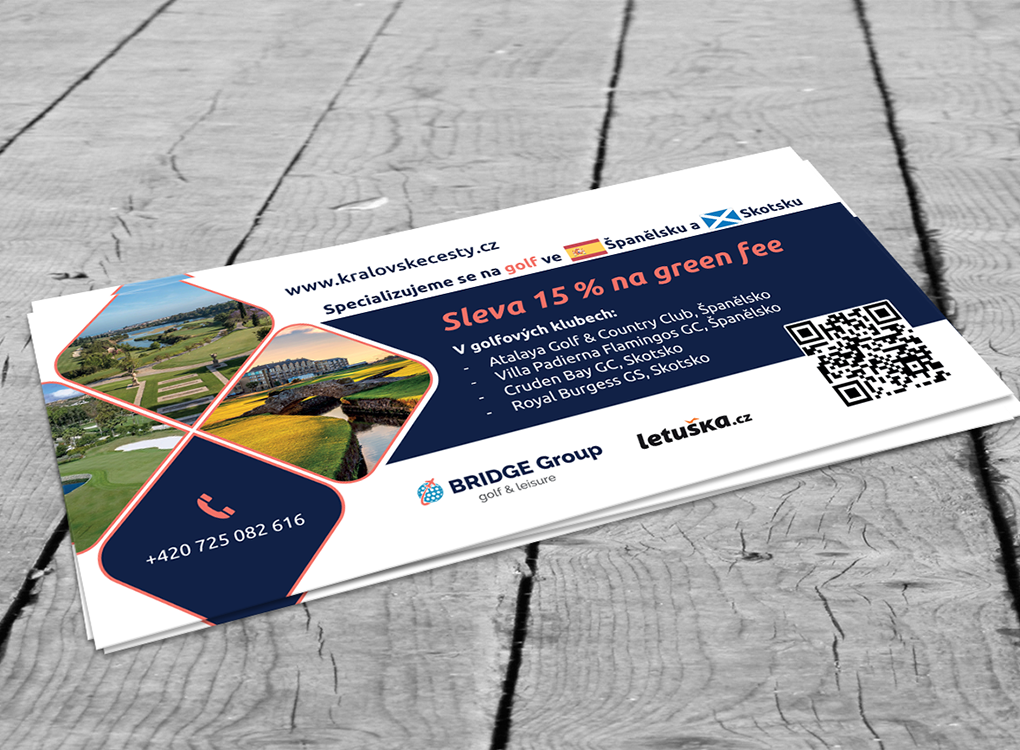 letáček na slevu pro kralovskecesty.cz