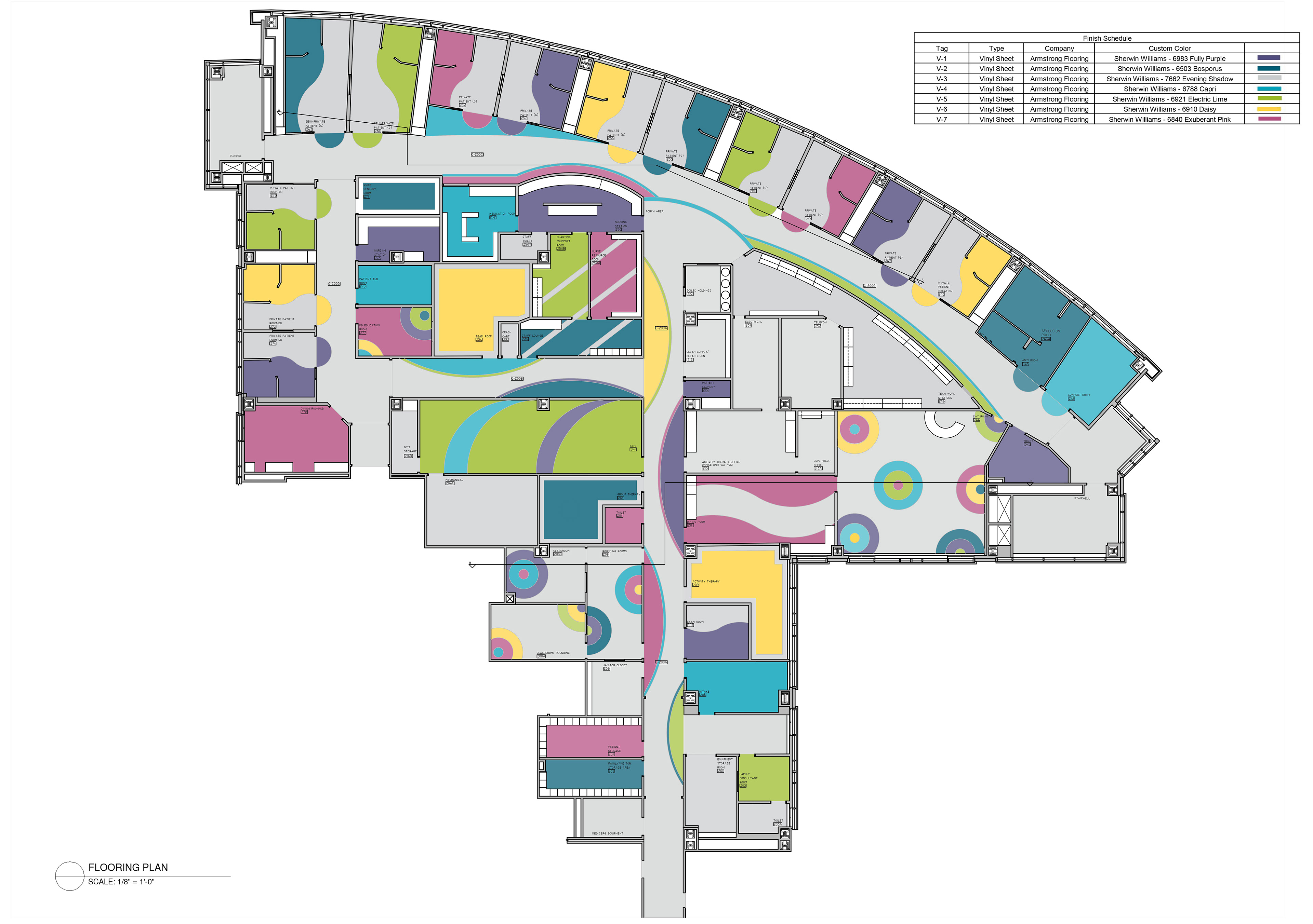 Flooring Layout Floor Plan - Wayfinding