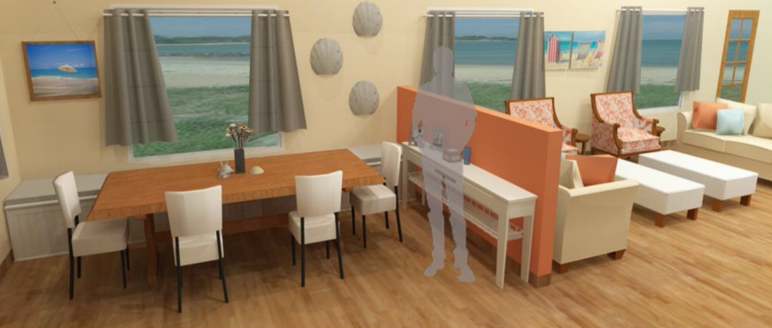 Rendering of Dining Room