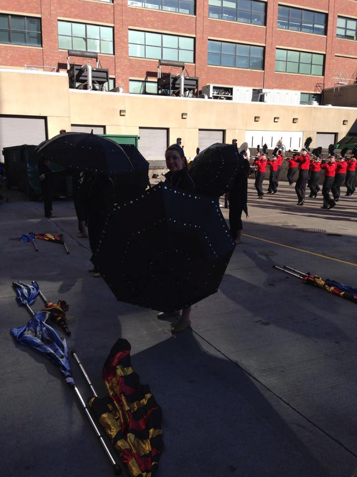 Hand-gemmed umbrellas