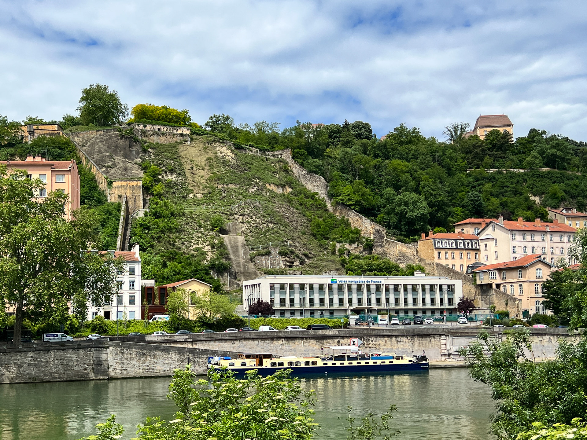 original walls of the city limits of ancient Lyon