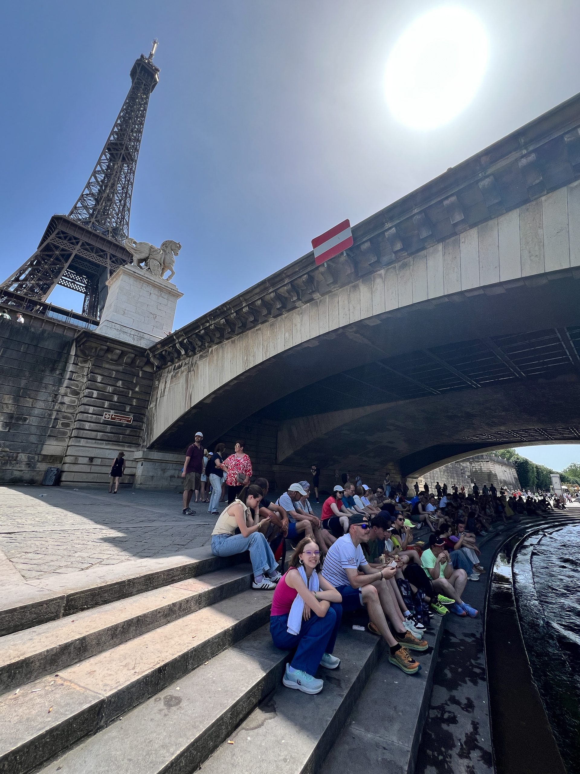 Everyone finding the shade