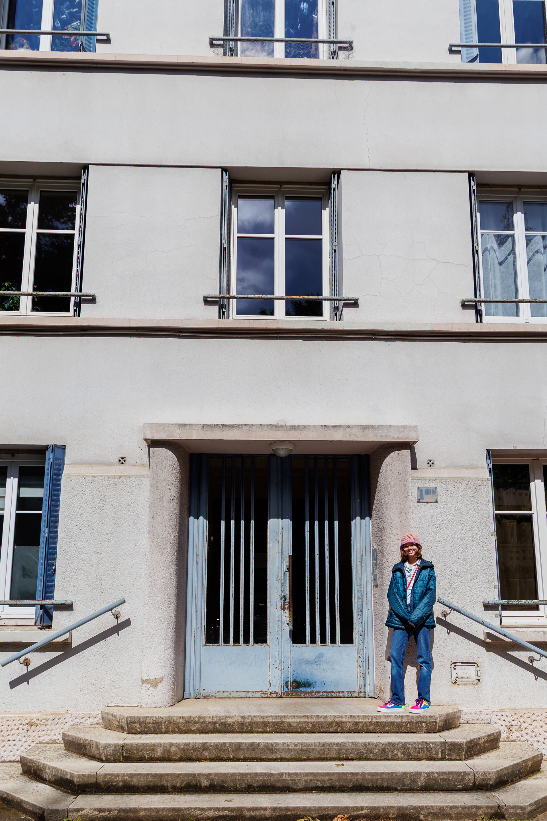 The entry to the bldg of our AirBnB